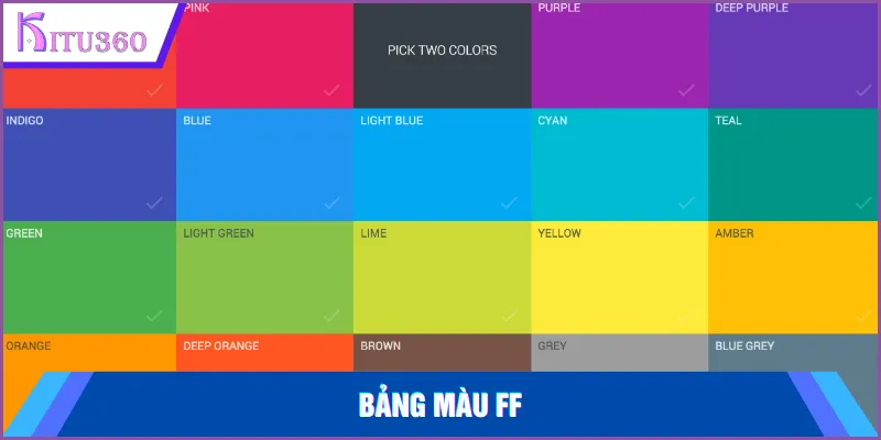 Bảng màu FF