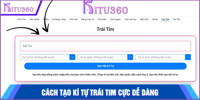 Cách tạo kí tự cực dễ cho người mới