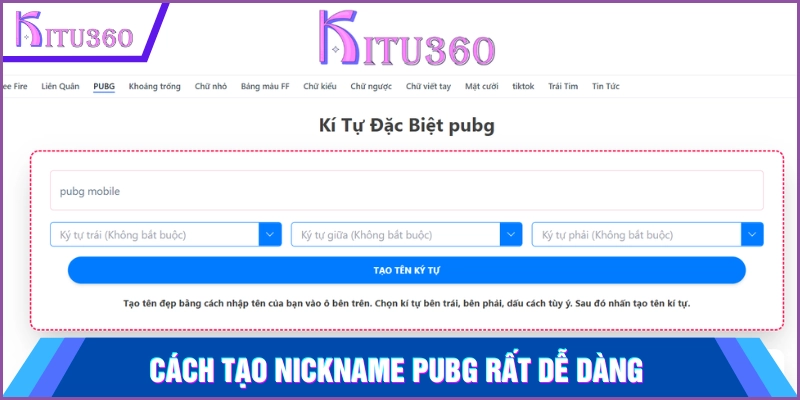 Cách tạo nickname từ nền tảng rất dễ dàng