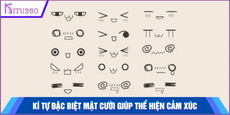 Kí tự đặc biệt mặt cười giúp thể hiện cảm xúc