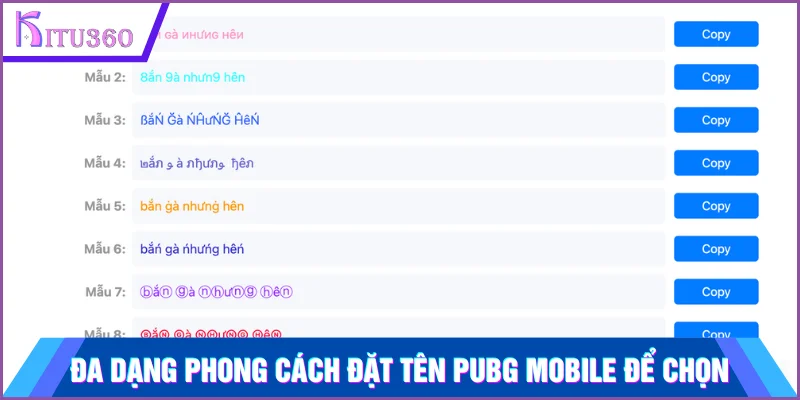 Phong cách nickname cực chất cho game thủ