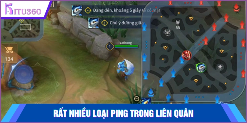 Rất nhiều loại ping trong Liên Quân