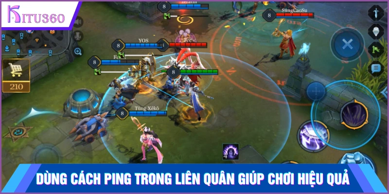 Sử dụng cách ping trong Liên Quân hợp lý giúp chơi hiệu quả
