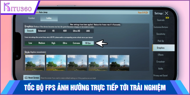 Tốc độ FPS ảnh hưởng trực tiếp tới trải nghiệm