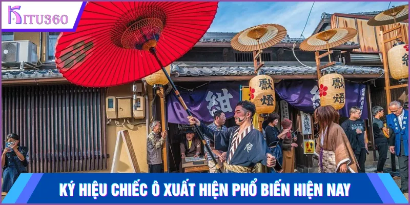 Ký hiệu chiếc ô xuất hiện phổ biến hiện nay