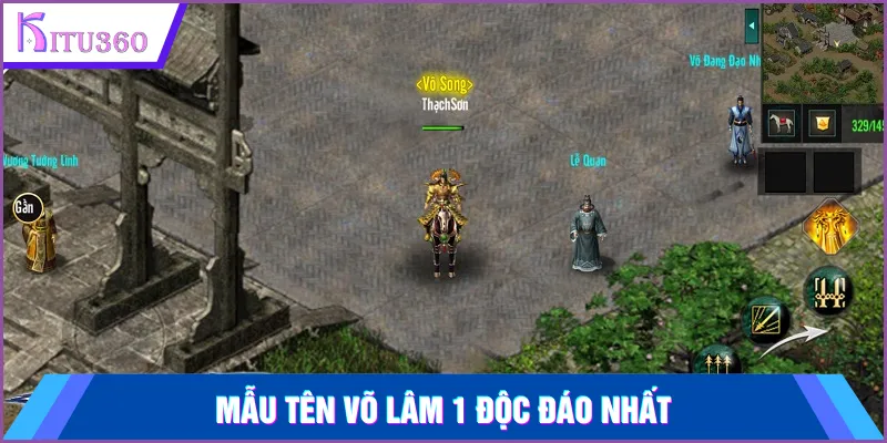 Mẫu tên Võ Lâm 1 độc đáo nhất