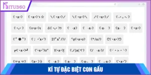 Kí Tự Đặc Biệt Con Gấu