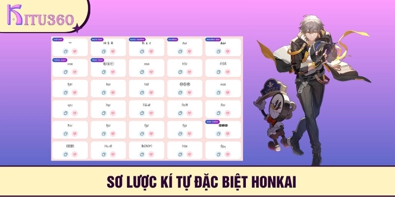 Giải mã kí tự đặc biệt honkai