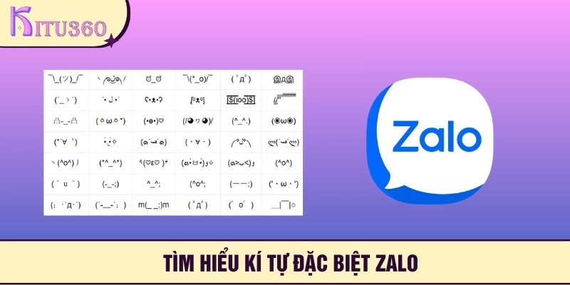 Sơ quát kí tự đặc biệt zalo