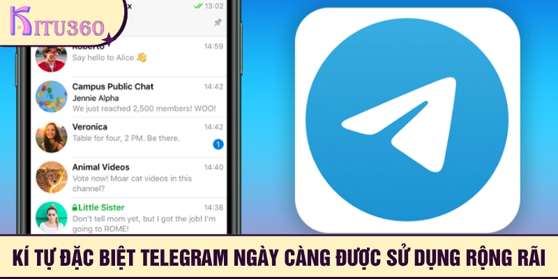 Kí tự đặc biệt Telegram ngày càng được ưa chuộng